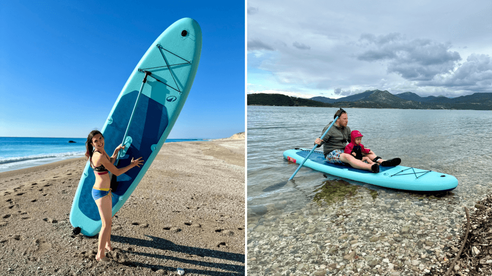 zážitky z ostrova Lefkáda - paddleboarding