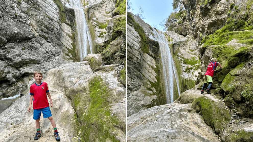 vodopád Nydri z ostrova Lefkáda
