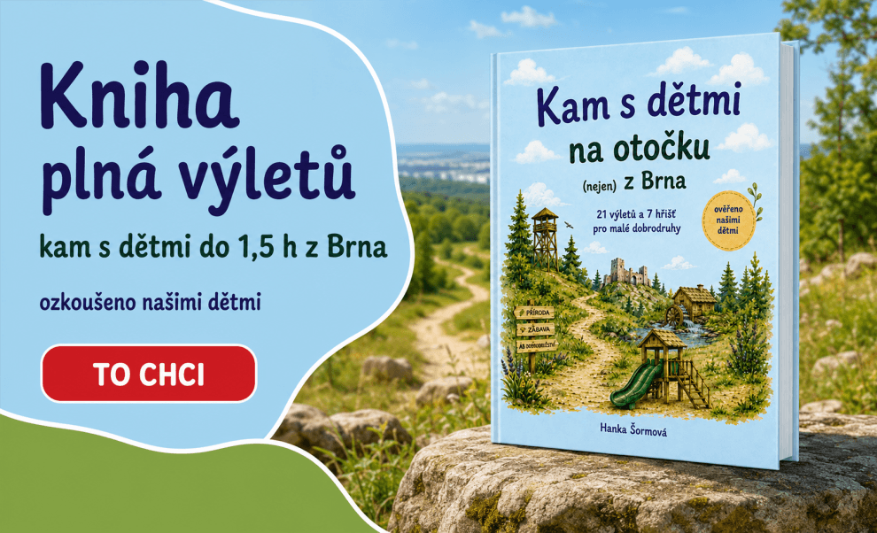 PDF výletní kniha Kam s dětmi na otočku z Brna