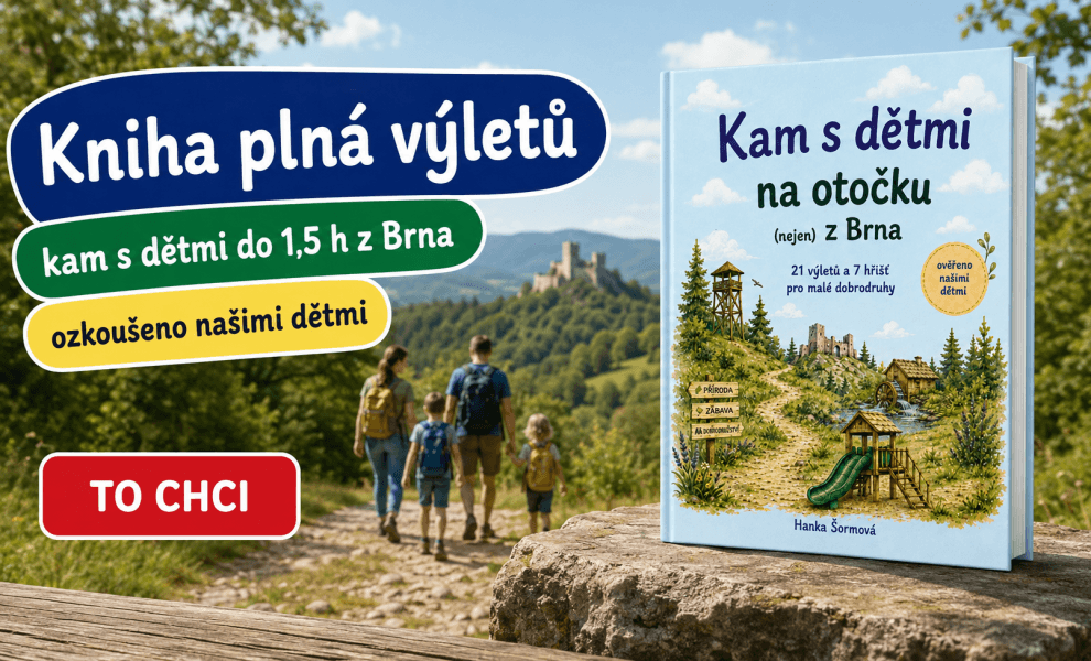 PDF výletní kniha Kam s dětmi na otočku z Brna