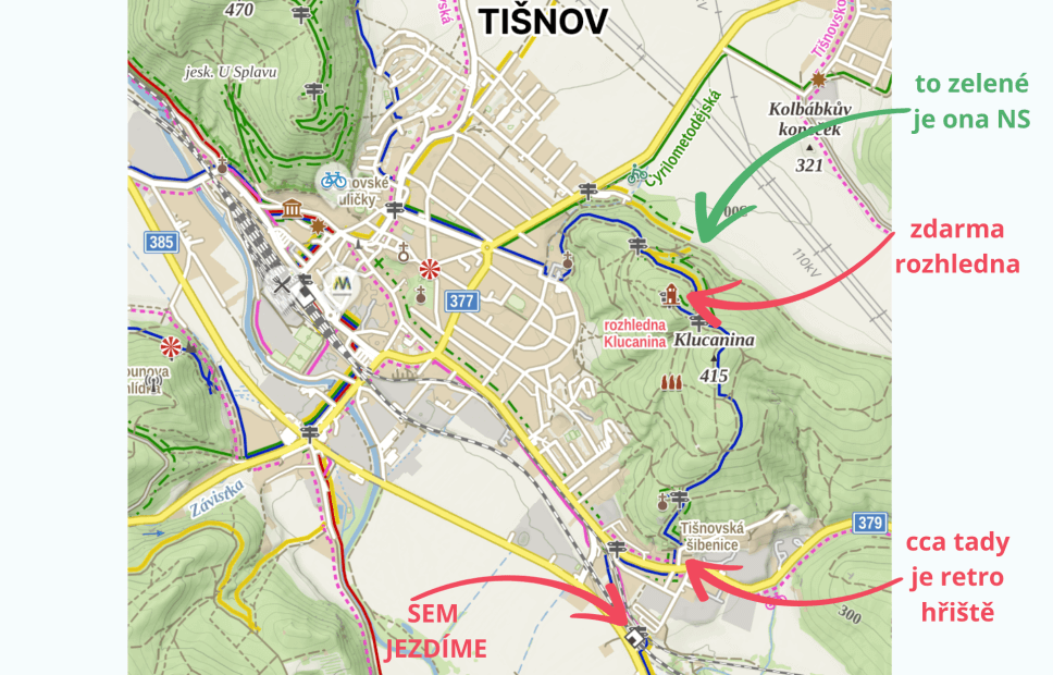 naučné stezky u Brna -NS Klucanina v Tišnově