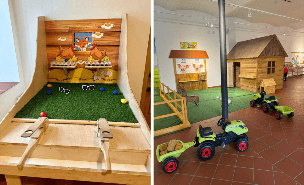 Jeseníky s dětmi - Muzejíčko Šumperk - téma Farma